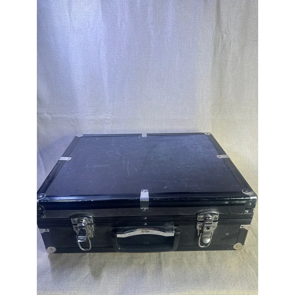 Heavy Duty Wood Frame Aluminum Flight Case Hard Storage Box Pick N Pluck Foam